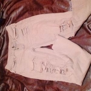 Light wash ripped jeans